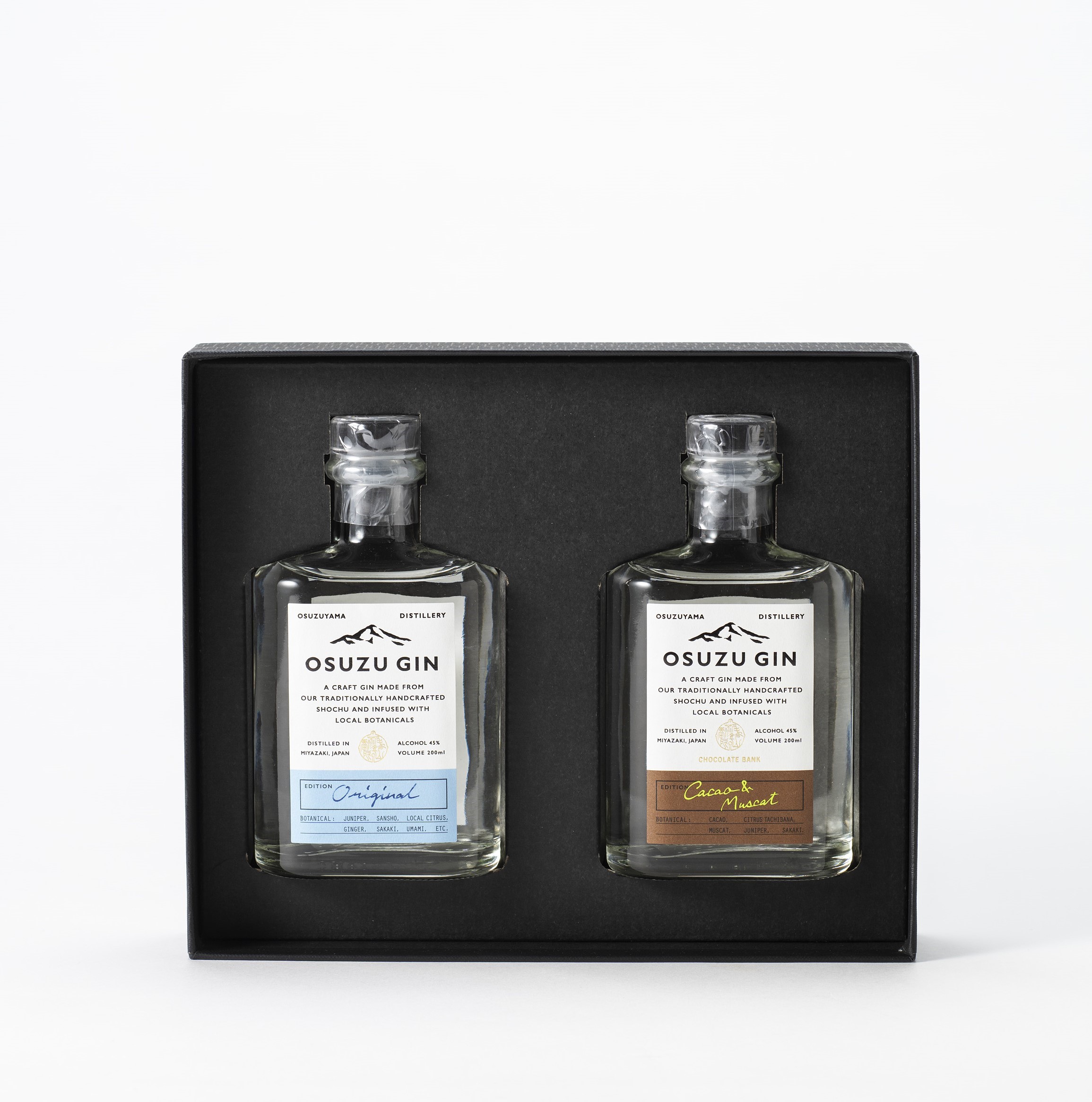 OSUZU GIN GIFT BOX（EDITION Original , Cacao & Muscat）