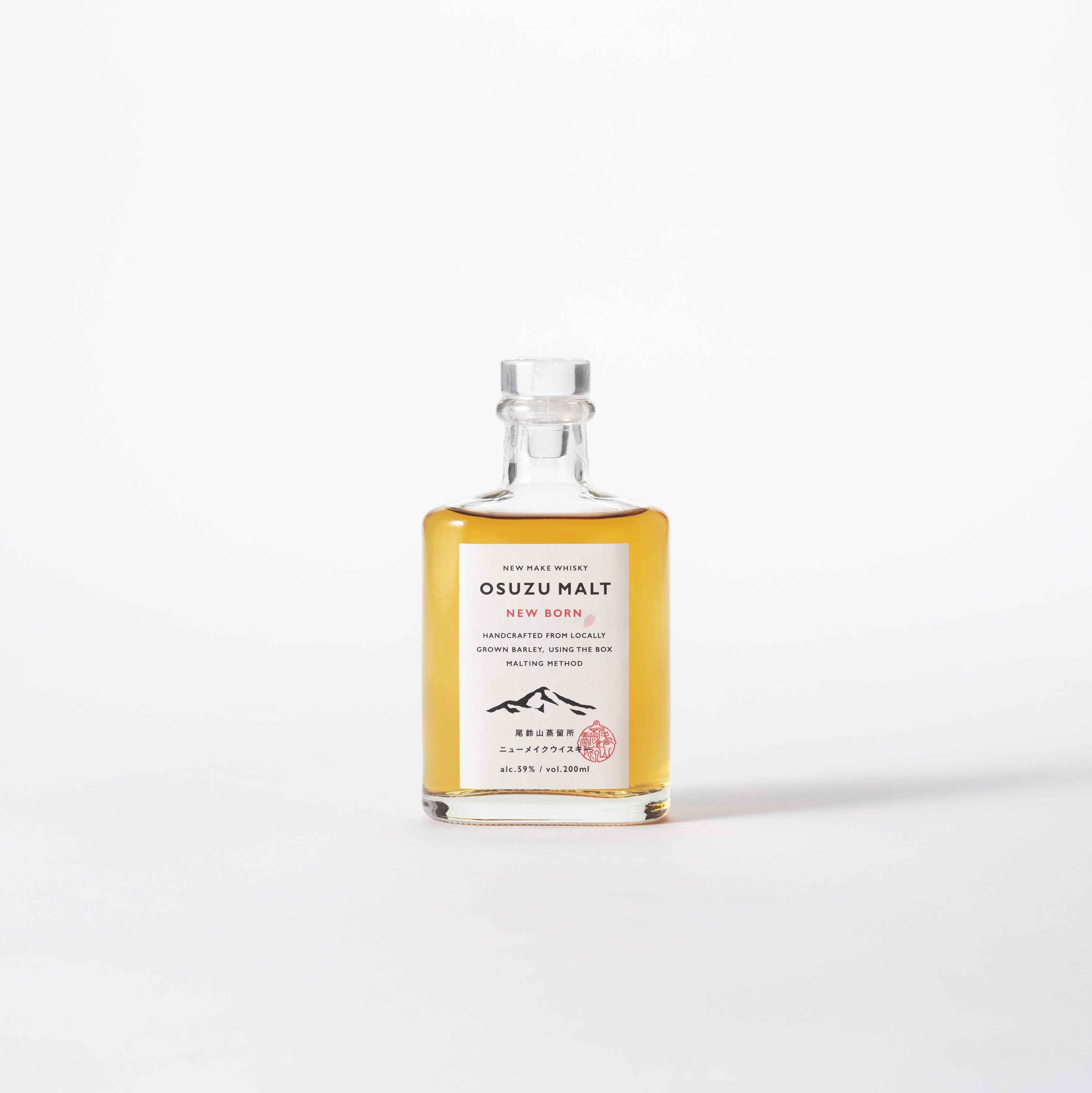 OSUZU MALT NEW BORN 200ml　（桜/アメリカンオーク樽　27カ月熟成）